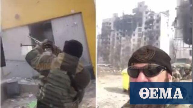 Ουκρανία: Τσετσένοι πυροβολούν κτίρια στη Μαριούπολη και φωνάζουν «Αλλάχου Ακμπάρ» – Δείτε βίντεο